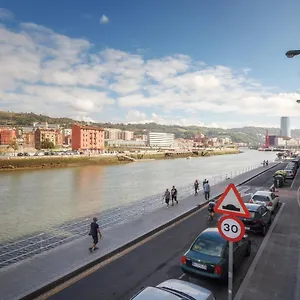 Luminoso Con Vistas A La Ría De Habitación en casa particular Bilbao